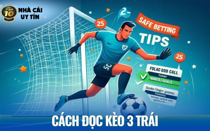 Cách đọc kèo chuẩn ở kèo trên 3 trái